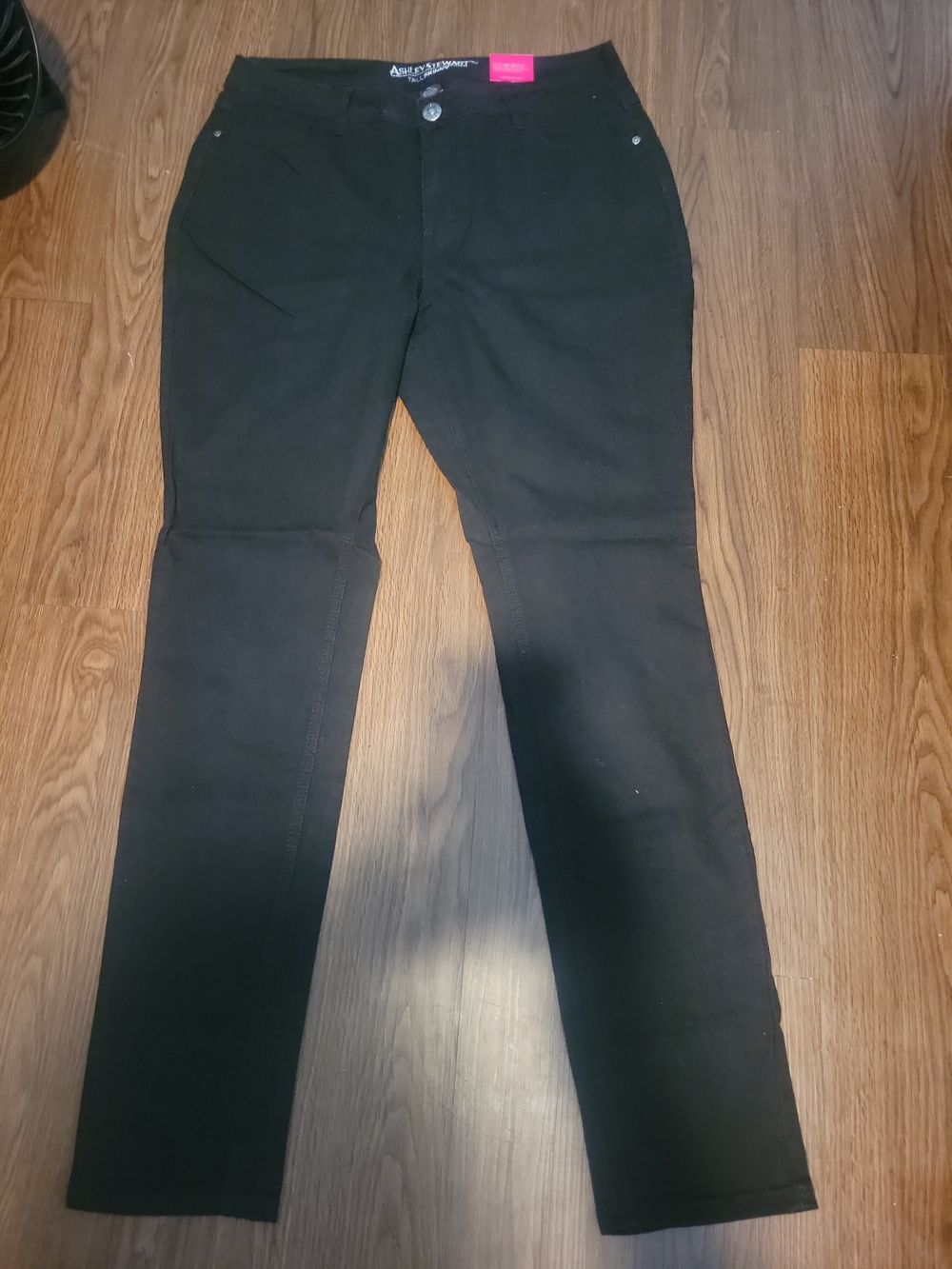 Ashley Stewart Black Tall Skinny Jeans Sz 16 Tall